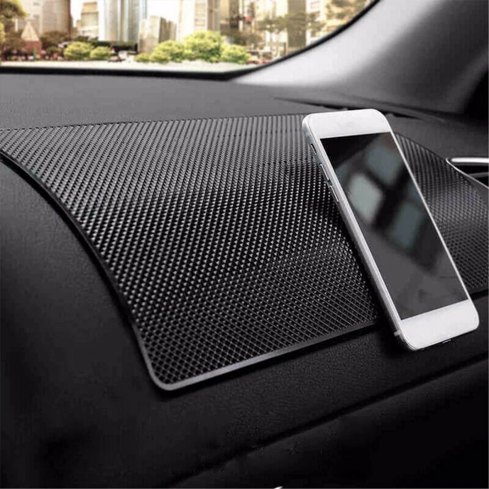 Car Non-Slip Mat Auto Silicone Interior Dashboard Phone Anti-Slip Storage Mat Pads