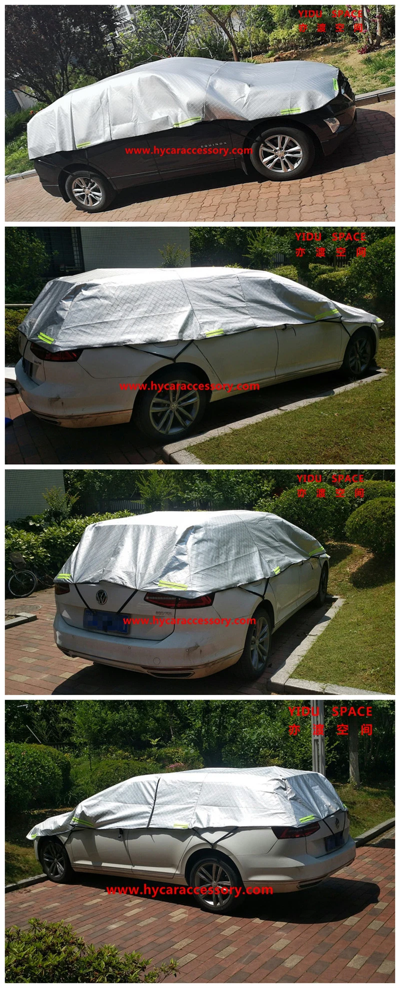 Real Hail Protection Anti Snow Anti Ice Fast Padded Auto Car Cover Picnic Outing Mat