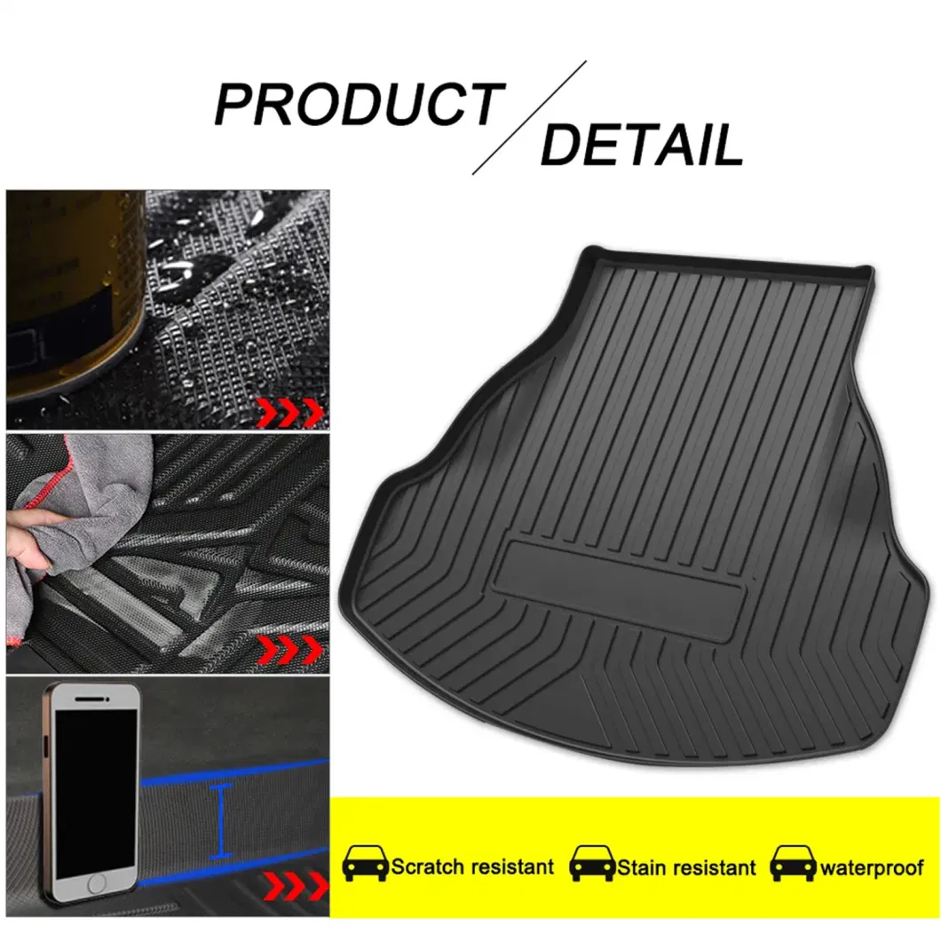 Car Waterproof 3D Car Trunk Mats for Honda Accord 2008-2013