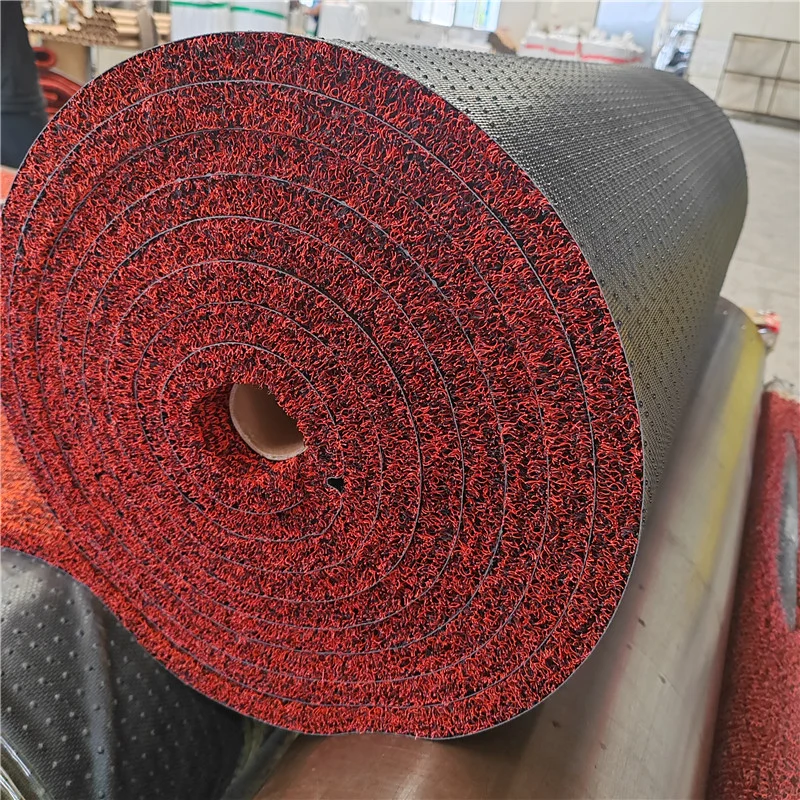 Wear Resistant Non Slip PVC Coil Mat Floor Carpet/PVC Car Carpet/Plastic Gold Mining Moss Mat Grass Carpet with Spaghetti/Waterproof PVC Vinyl Outdoor Coil Mat