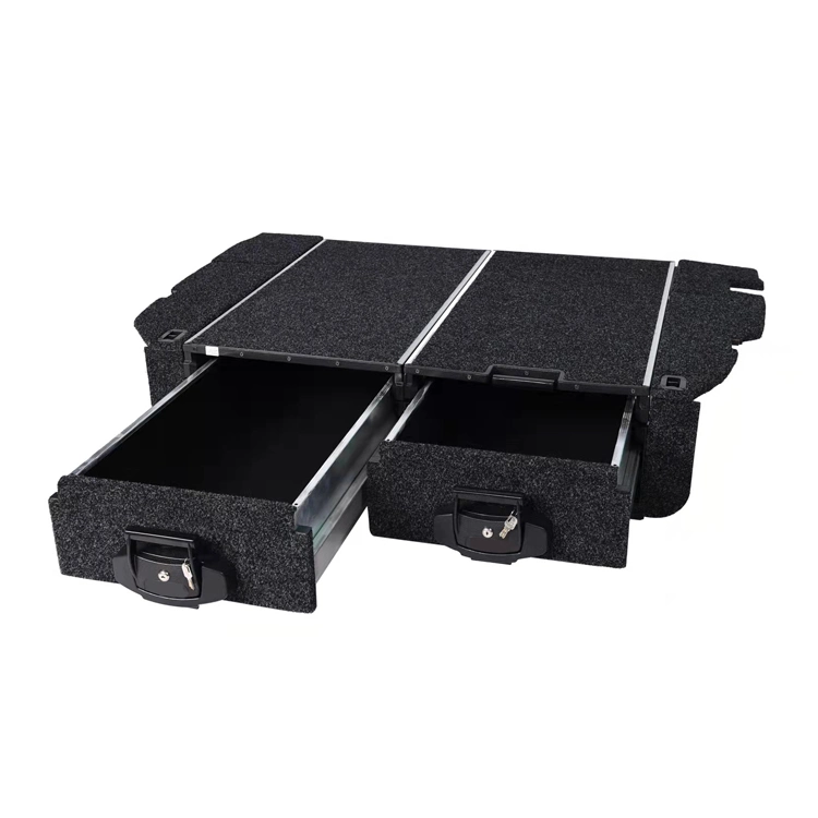 Customized Heavy Duty 4X4 Pickup SUV Car Roller Trunk Rear Cargo Storage Drawer Tool Box Truck Bed Drawer