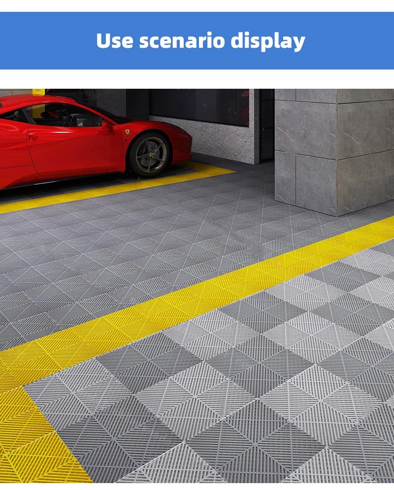 40*40*1.8 Cm Car Wash Splicing Grid Grille Interlocking Garage Floor Tiles Floor Carwash Grating Mats Anti Slip PP Removable