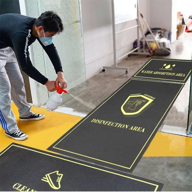 Custom Advertising Polyester Printing Logo Carpet with Brand