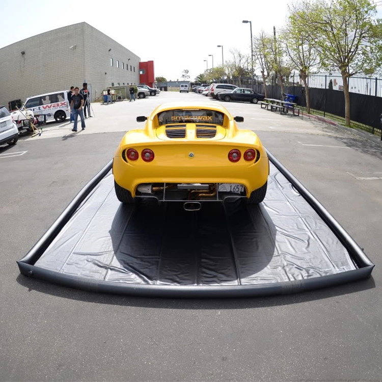 22oz Heavy Duty Vinyl Easy Clean Garage Protection Floor Mat 8&prime;6&prime;&prime;x 20&prime; PVC Car Wash Containment Mat