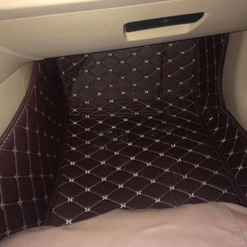 PVC Leather Car Mat New Design Cover The Threshold Luxury Leather+Coil Fortuner Car Mat