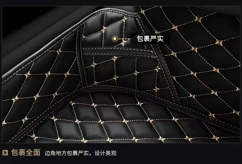 Customized XPE Leather Car Floor Mat 7D TPE Leather Car Mats