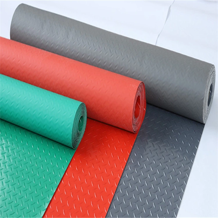 Heavy Duty Rubber Car Mat Non Slip Truck PVC Matting Floor Mat Rolls