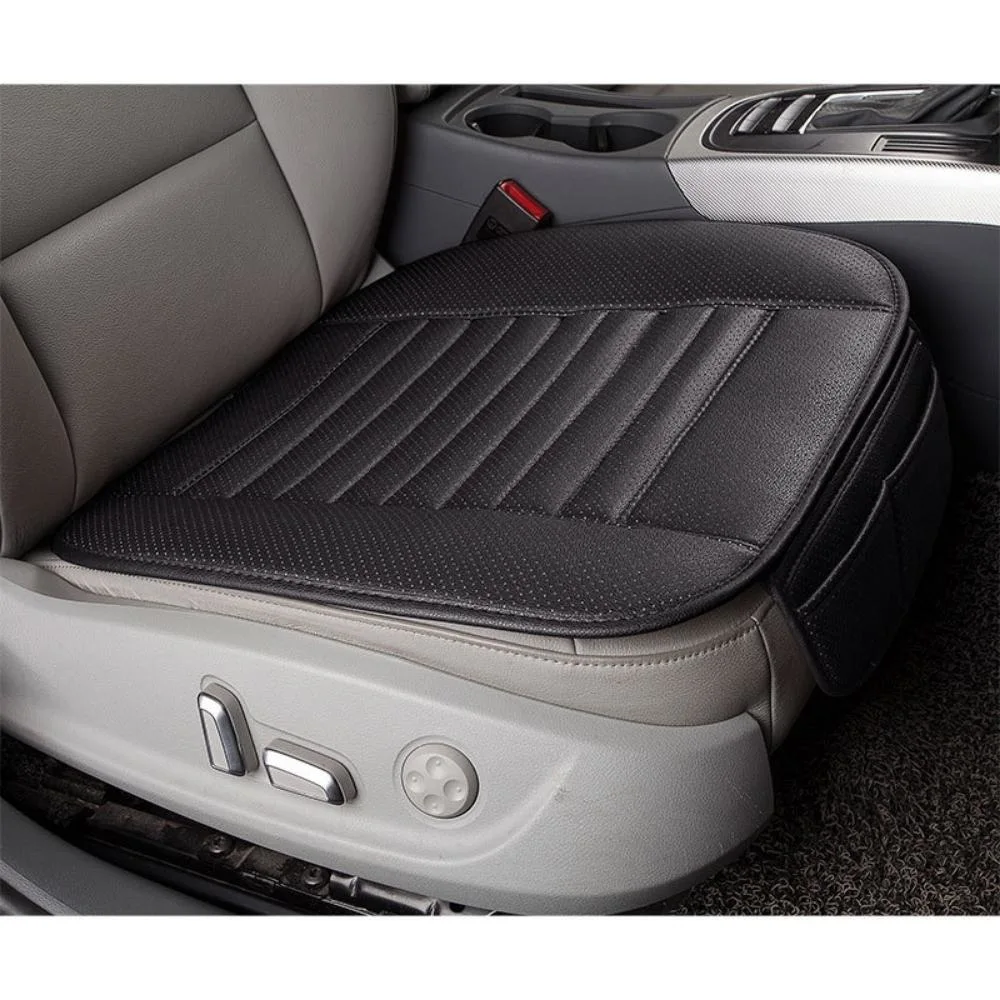 Car Mat Seat Covers Stylish PU Leather Four Seasons Car Seat Cushion Automotive Seat Protector Car Chair Pad Mat Auto Accessories Wyz20368