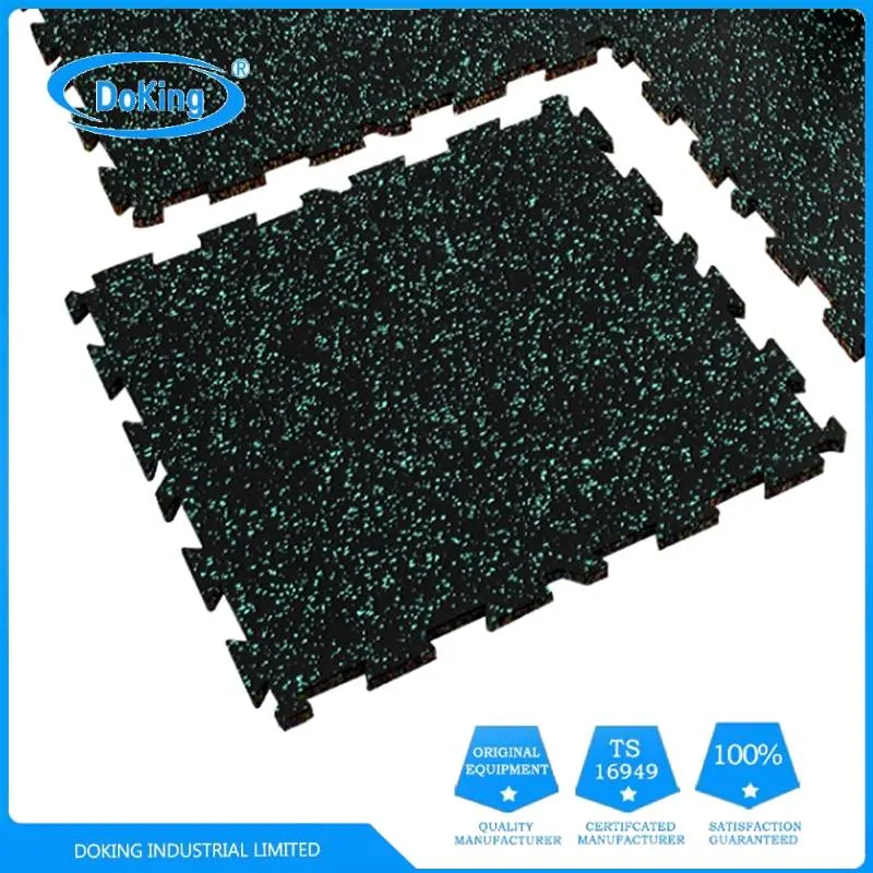 Interlocking Fitness Gym Rubber Floor Mat