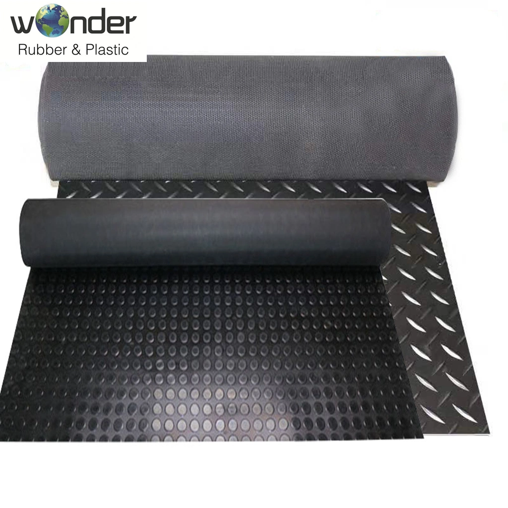 Wholesale Price Cheap High Strength PVC Car Workshop Floor Mat Plastic Garage Tiles Floor Mat PVC Leather Mat
