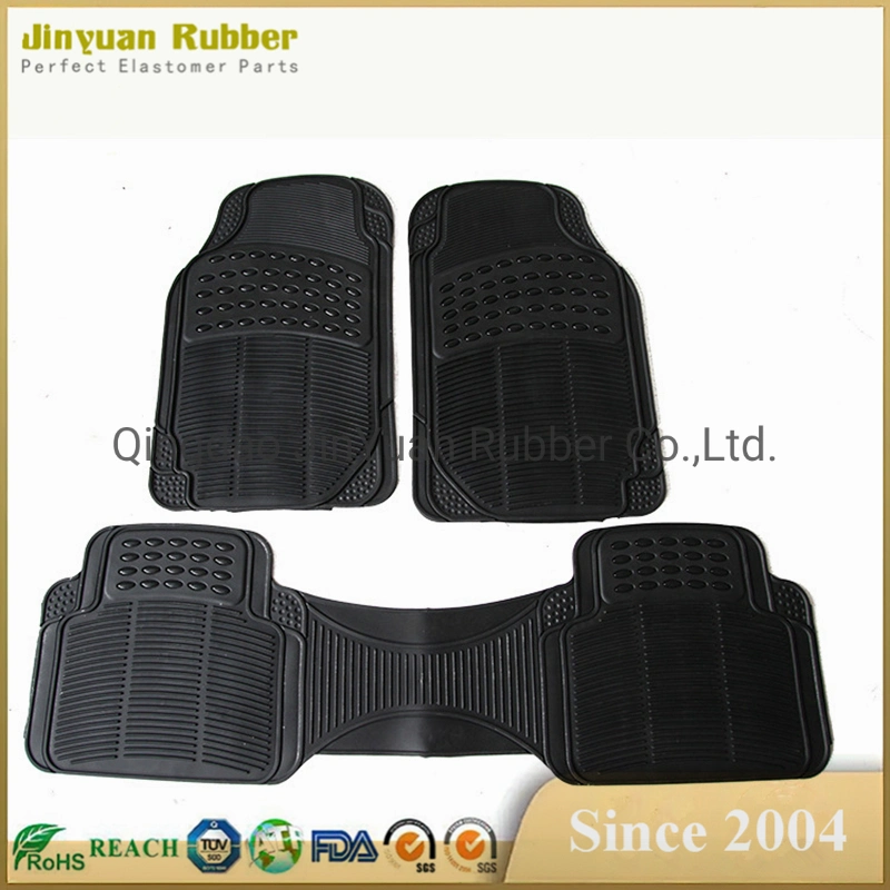 Black NR Rubber Floor Mat Anti Slip Car Foot Mat