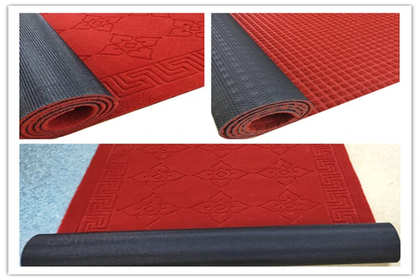 Anti Fatigue Dustproof Custom Doormats Velour Polyester Door Mat