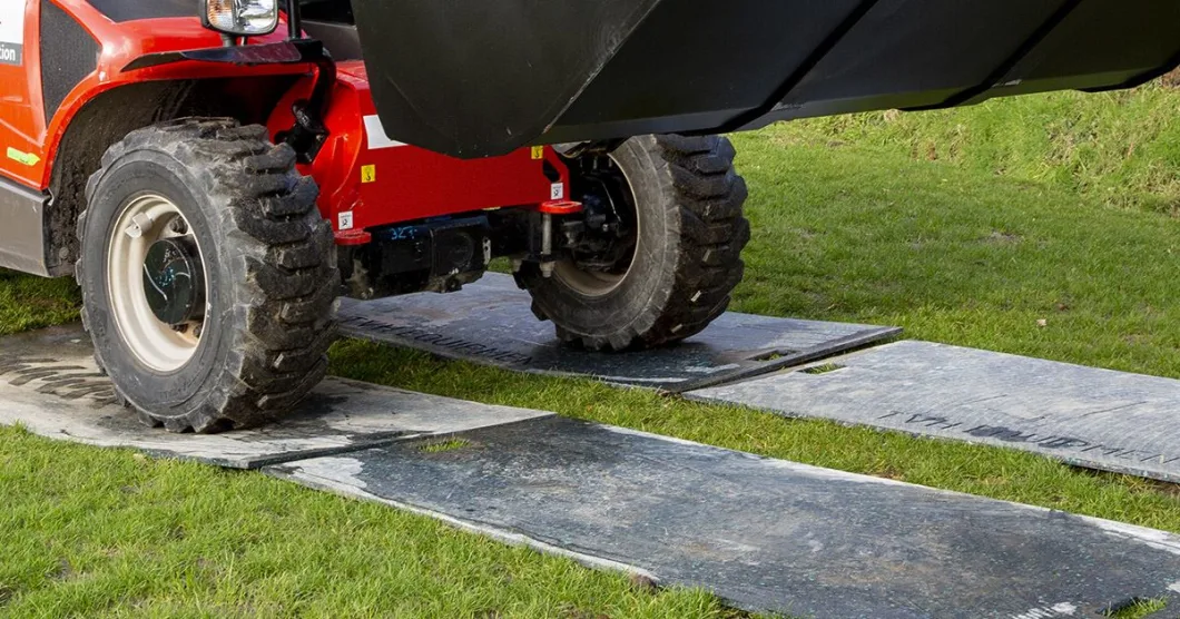 HDPE 4X8 FT Ground Protection Mats for Heavy Equipment