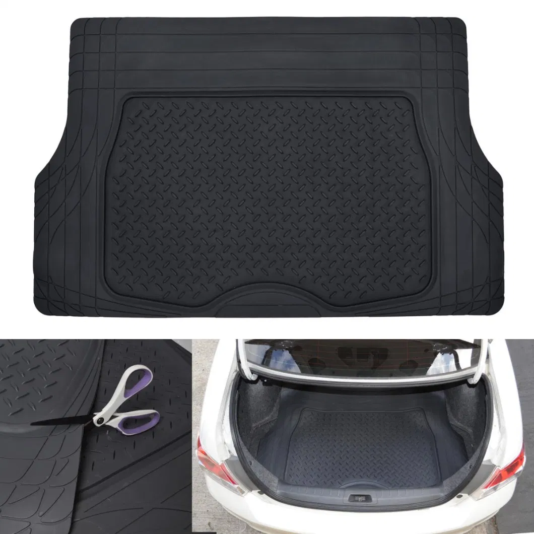 Custom Rubber Auto Zone Accessories Anti-Slip Trunk Mat