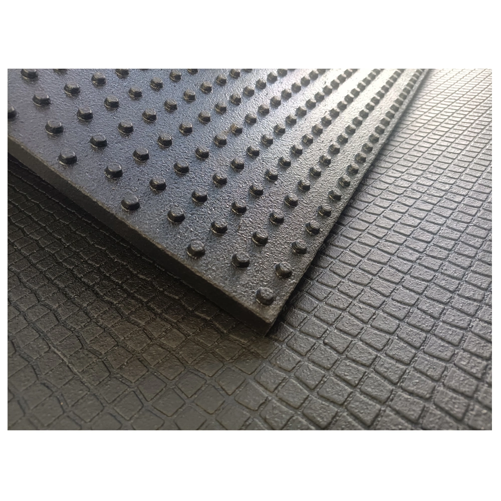 1.22X1.83m Heavy Duty Black Rubber Cow Mat