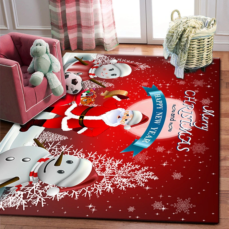 Cheap Christmas Deco House Room Door Carpet Mat for House Decoration