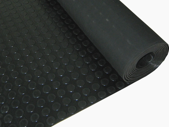 Custom Anti-Slip Rubber Sheet, Rubber Mat, PVC Coil Mat, PVC Coil Roll with Foam Backing (3A5012)