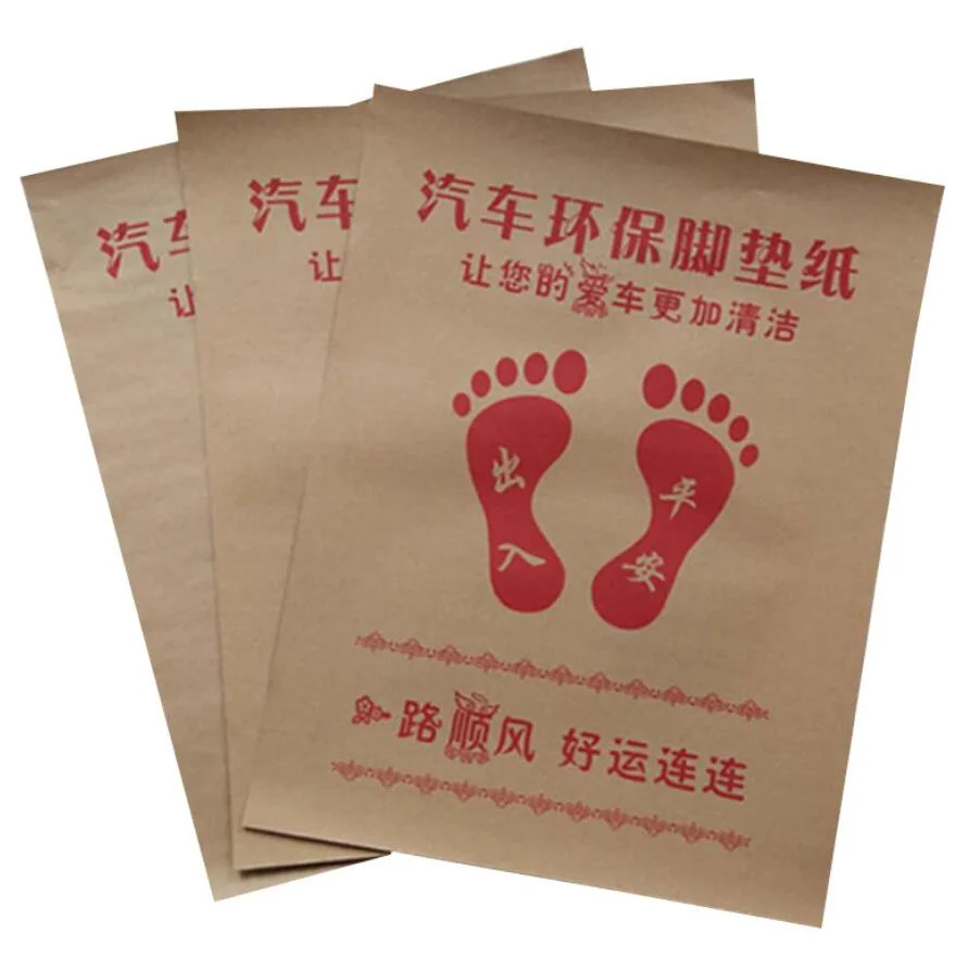 Custom Paper Car Mat Disposable Car Floor Mats