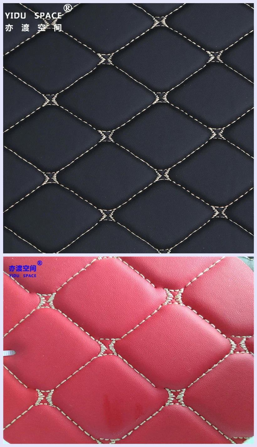 Car Accessories Eco-Friendly PU Leather Custom Anti Slip 5D Car Mat