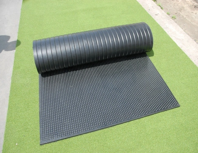 Heavy Duty Black Stall Cow Rubber Stable Agricultural Cow Mat