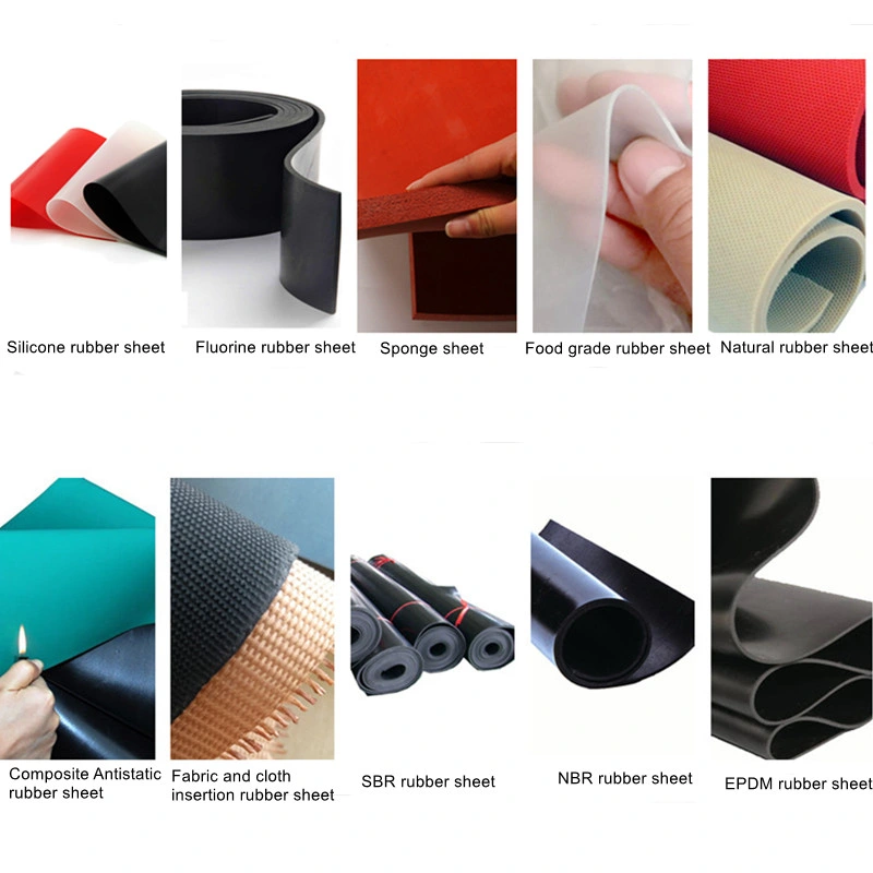 Oil-Resistant Black NBR Rubber Sheet 2mm, 3mm, 5mm, 8mm, 10mm NBR Rubber Mat