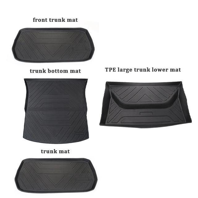 All Weather Protection TPE Car Mats Fit Front Trunk Car Mat