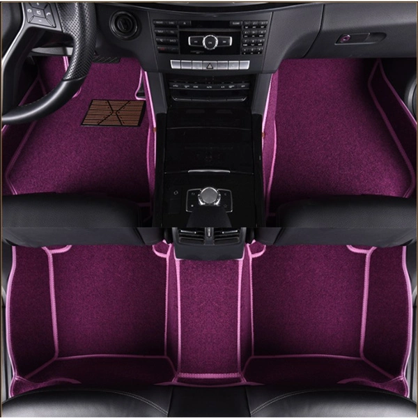 Decorated Tailored Waterproof Luxury Auto Car Floor Mats Carpet