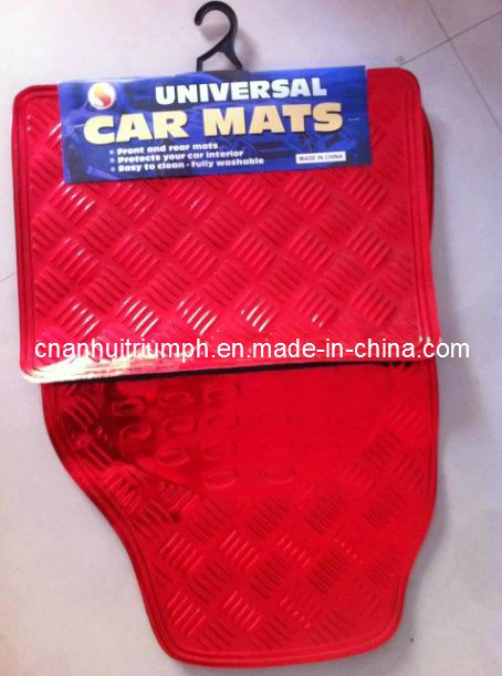 Plastic PVC and Rubber Material Carpet Car Mats (RL1036)