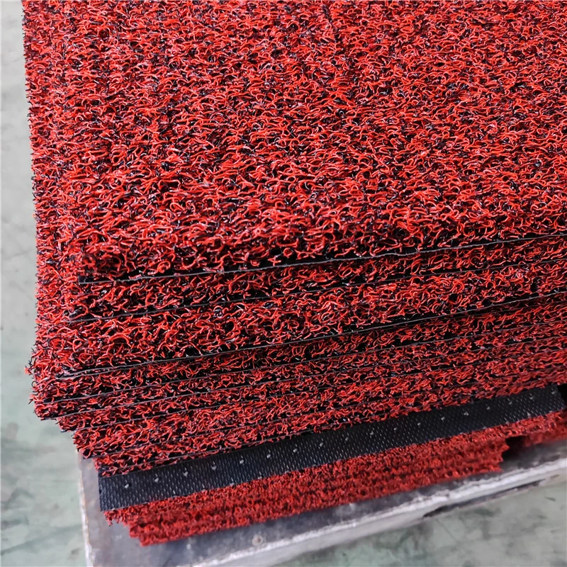 Wear Resistant Non Slip PVC Coil Mat Floor Carpet/PVC Car Carpet/Plastic Gold Mining Moss Mat Grass Carpet with Spaghetti/Waterproof PVC Vinyl Outdoor Coil Mat