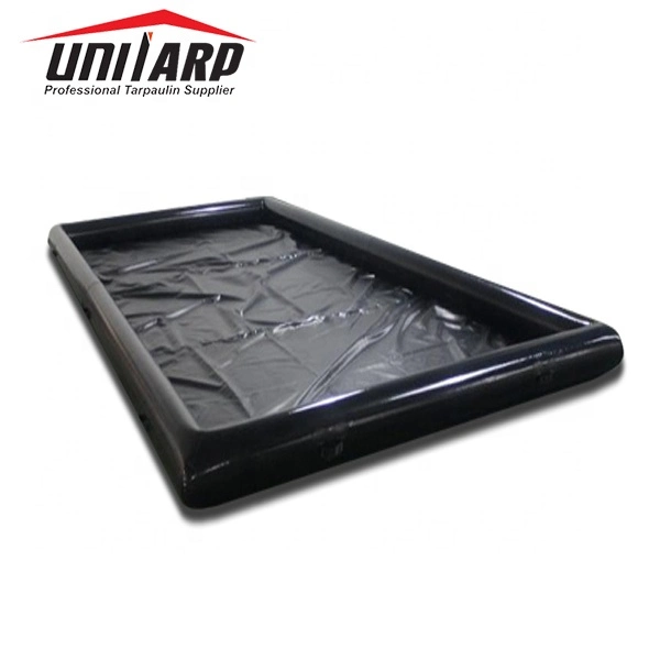 Removable Customized 700g PVC Portable Inflatable Car Wash Mat.