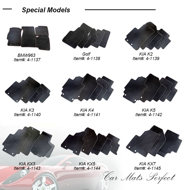 PVC SUV Truck Van Rubber and Latex Car Floor Mats