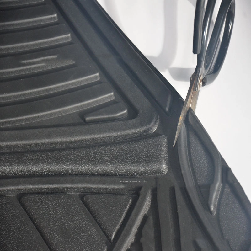 Universal Rubber Car Mat Anti-Slip Waterproof 4PCS Set Car Floor Mat
