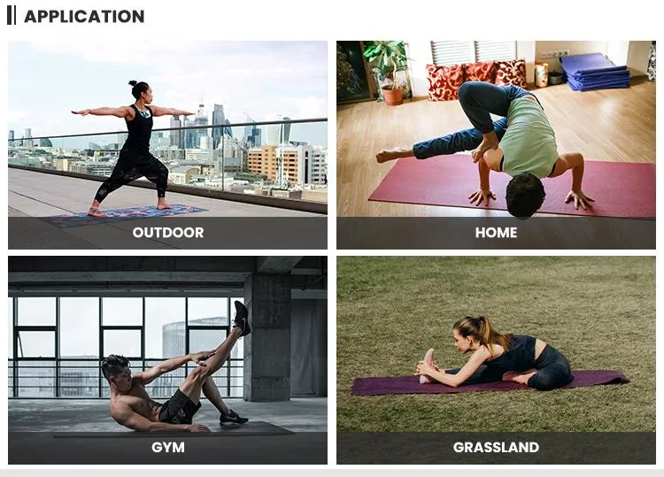 Line Position Eco Friendly NBR Yoga Mat