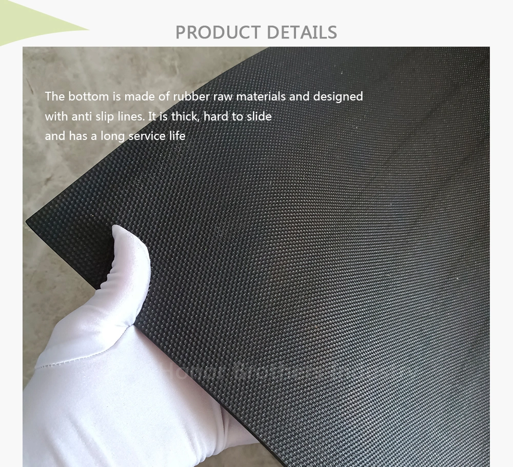 Antibacterial Rubber Backed Polypropylene Rugs Coil Cushion Entrance Floor Carpet Door Mat