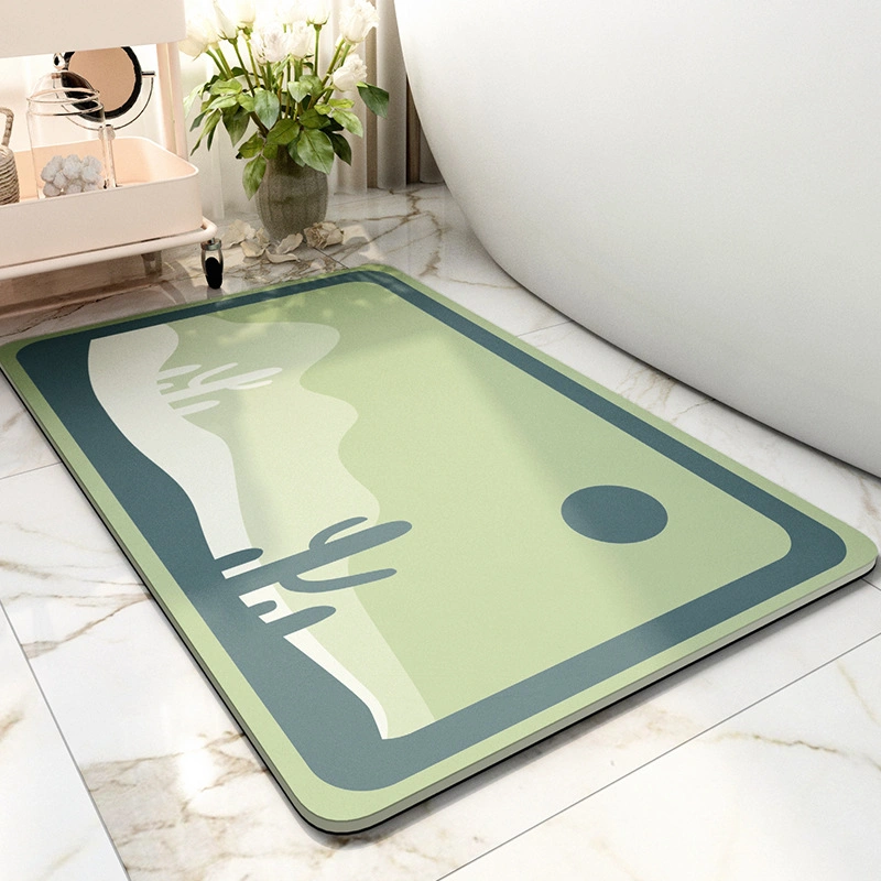 Soft Baby Bath Mat with Bubble Texture Anti Slip Machine Washable Eco-Friendly Material