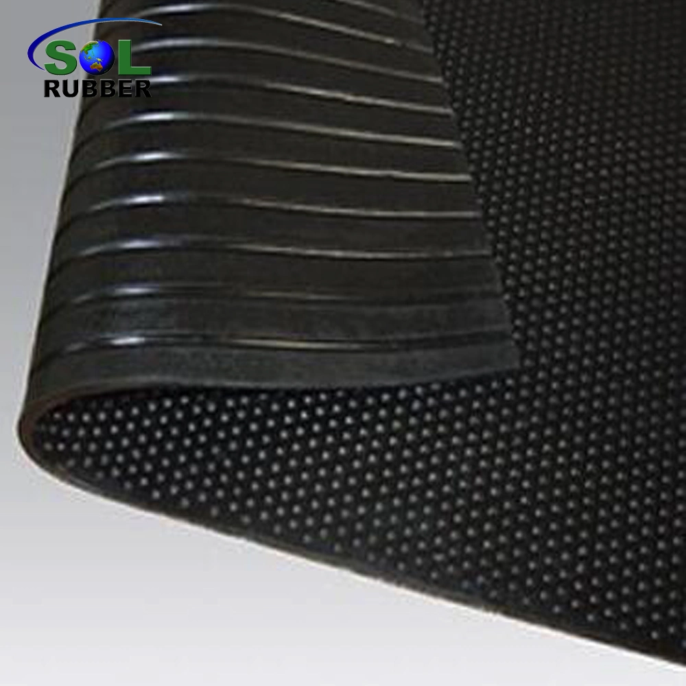 Heavy Duty Black Stall Cow Rubber Stable Agricultural Cow Mat