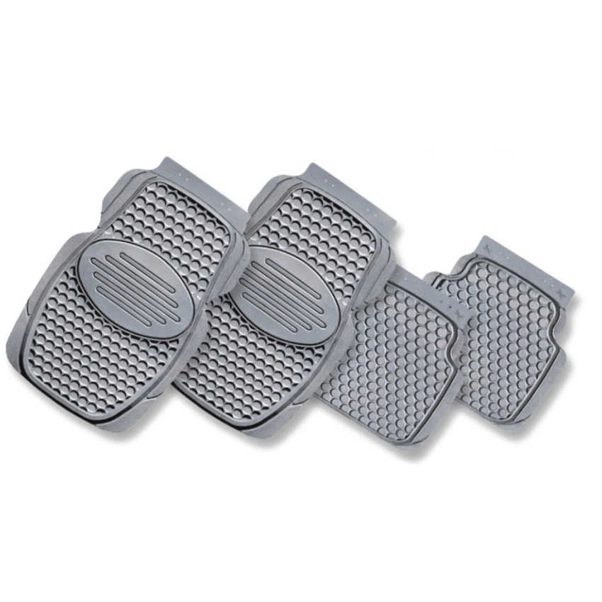4/5PCS Universal Heavy Duty PVC Rubber Car Floor Mats All Weather Protection for Car SUV