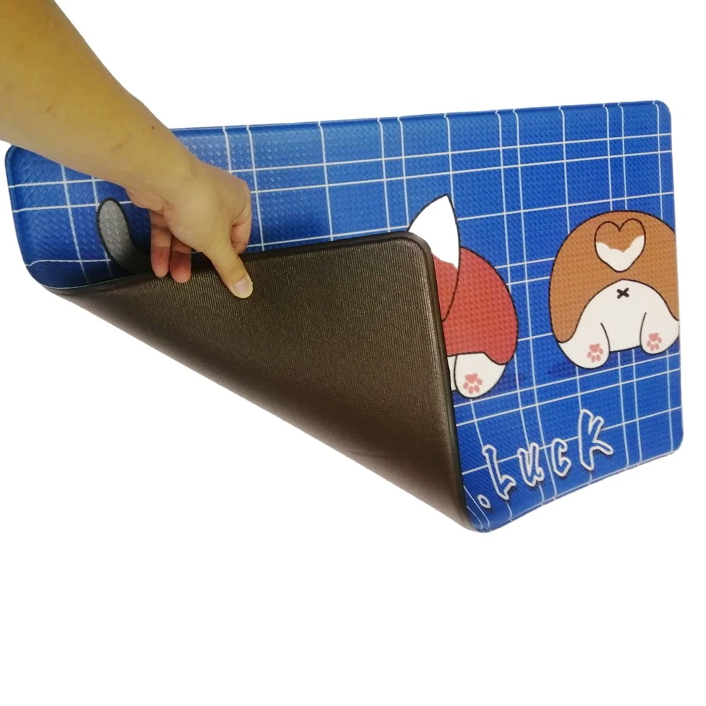 Hot Selling Custom Print Anti Slip Floor Rug PVC Anti-Fatigue Kitchen Mat