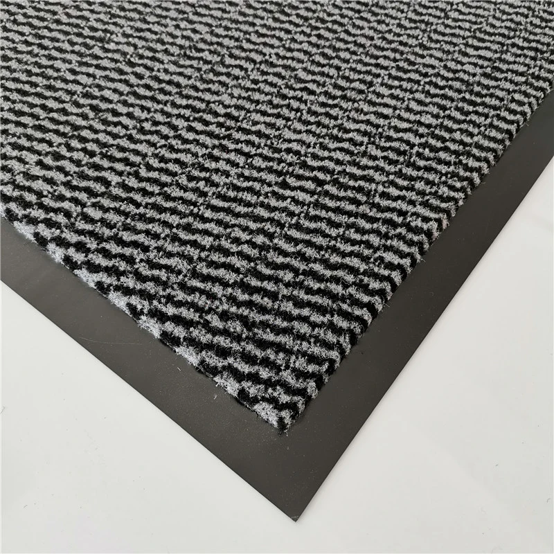 Alfombras De Polietileno PVC Fabric Textile Cleaning Mat Plastic Backed Washable Rugs Heavy Duty Door Mat Washable Rubber Back Mat Entrance Doors Mat