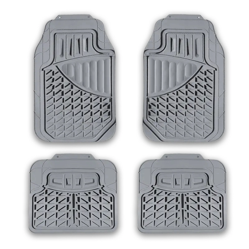 Waterproof PVC Car Floor Mats 4 Piece Set Rubber Floor Mats