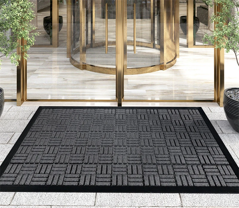 Outdoor Home Carpet Anti Slip Polypropylene Cheap Entrance Welcome PP Door Mat