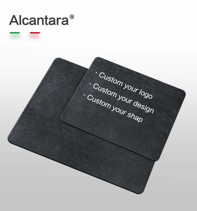 Multifunctional for Alcantara Mouse Pad Comfortable Suede Panels Leather Computer Mouse Mat