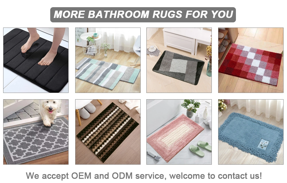 Custom Super Quick Dry Absorbent Luxury Non Slip Bath Diatomite Bathroom Mat Floor Bathroom Carpet Bath Mats