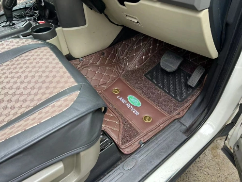 Custom Wholesale 3D 5D Waterproof Auto Mix-Color Car Mats Leather Car Floor Mats