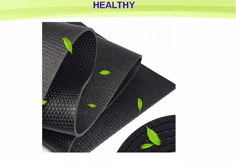 Non-Slip Fitness Exercise Mat, Ultra Durable Home Indoor Gym Flooring, Skipping Mat