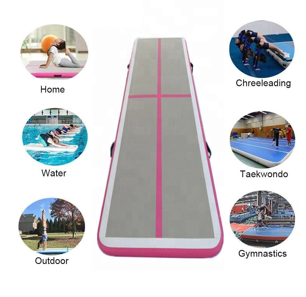 Outside Inflatable Air Mats Track Airtrack Tumbling for Kids Gymnastics
