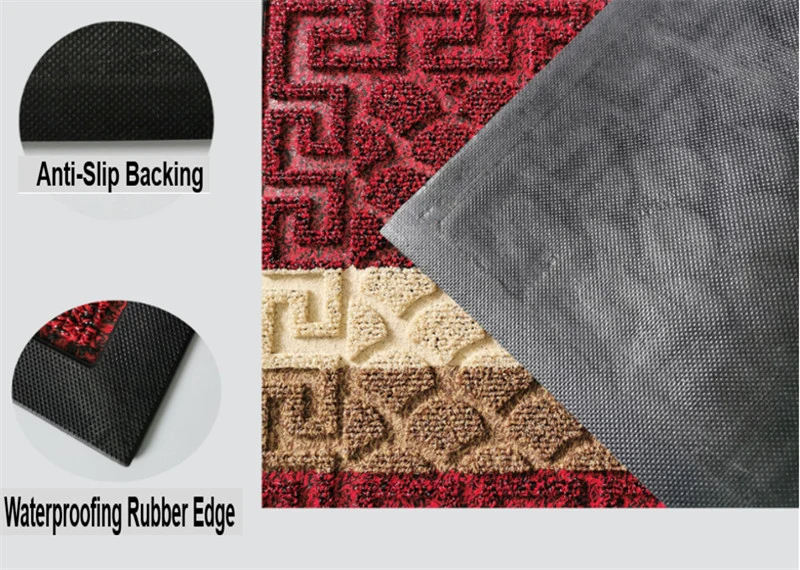 Custom Printed Floor Non Slip Microfiber Rubber Backed Blank Door Mat