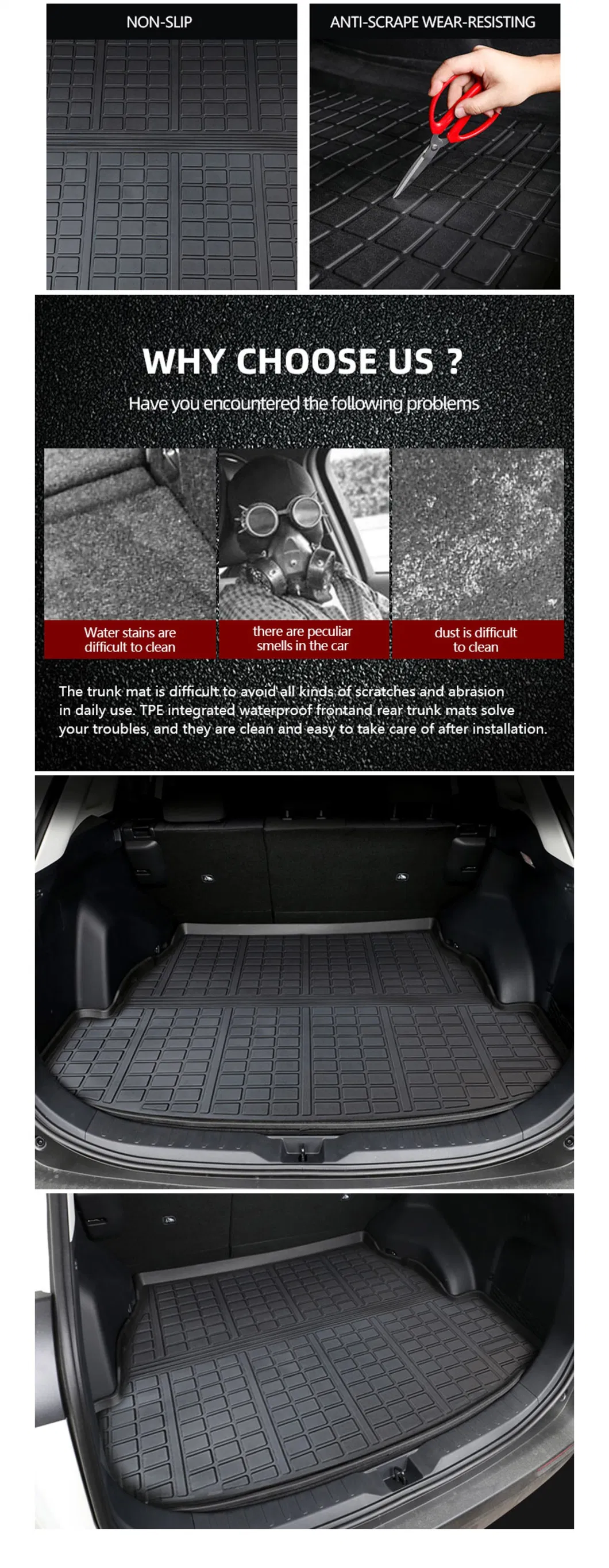 Car Floor Mat TPE Rubber Car Truck Mat for Toyota RAV 4