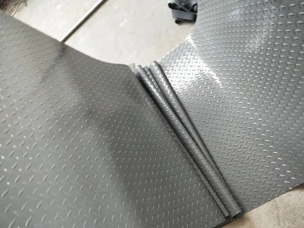 2mm Stud DOT Shiny Gray PVC Mat