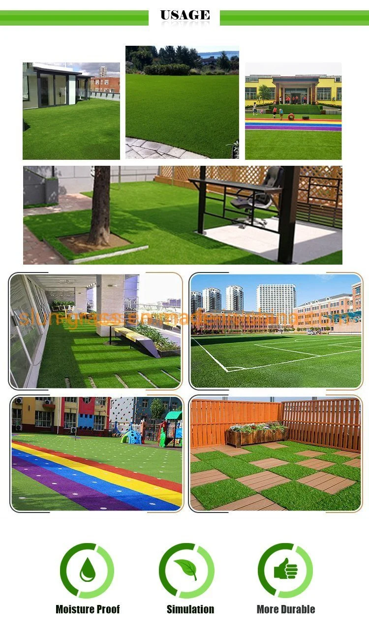 High Density Putting Green Golf Matturf Garden Natural Green Long Artificial Grass Plant Rug Car Mat for Car Floor